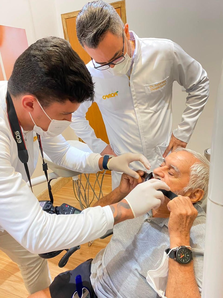 Atendimento odontológico na CAMOA